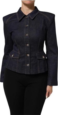 Dolce & Gabbana Denim Jacket - Dames - Spijkerjassen - Blauw - S - Denim - Jassen