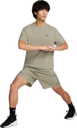 Nike Hyverse Swoosh T-shirt met korte mouwen voor heren (Leger)