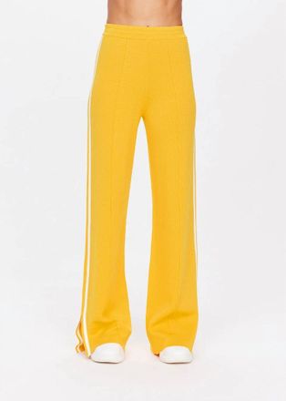 The Upside Womens Dunes Freya Knit Pant In Yellow