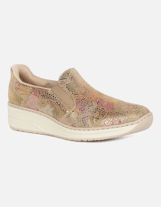 Rieker Womens Interest Womens Shoes - Gold - Size: 7.5