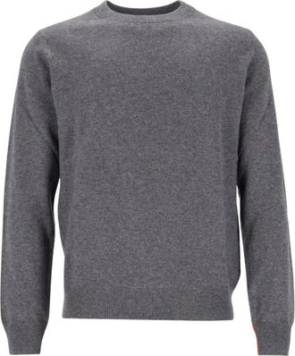Paul Smith Truien & Vesten, Heren, Grijs, XL, Kasjmier, Cashmere Ronde Hals Trui