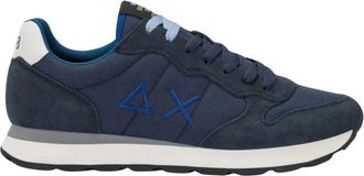 Sun 68 Tom Solid Sneakers - Heren - Sneakers - Blauw - 43 EU - Katoen - Schoenen