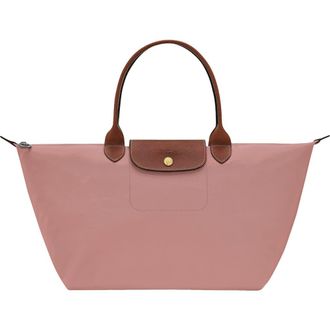 Longchamp Le Pliage Original Nylon Top Handle Bag in Pink Tea at Nordstrom