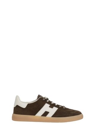 Hogan Brown Cool White Iconic Sneakers
