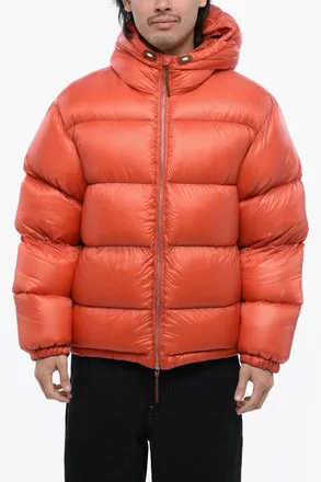 Jil Sander Quilted Down Jacket with Hood Jil Sander