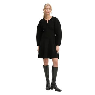 By Malene Birger Francesa Mini Jurk - Dames - Jurken - Zwart - Maat: XS Viscose