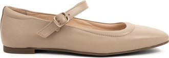 Sergio Moretti Gesloten Ballerinas - Dames - Ballerinas - Beige - 38 EU - Leer - Schoenen