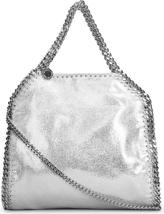 Stella McCartney MINI FALABELLA PEARLESCENT TOTE BAG - Stella Mccartney - Woman