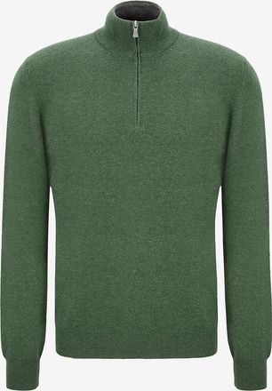 Gran Sasso Pullover mit Stehkragen aus Schurwolle Viskose und Kaschmir