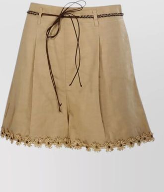 Zimmermann cotton knee-length shorts