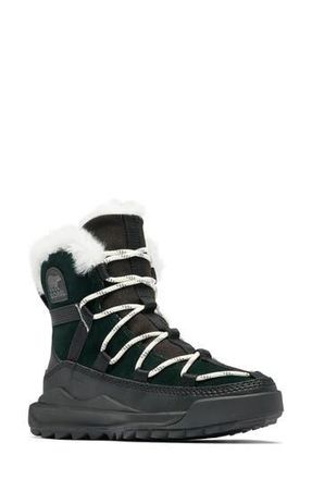 Sorel ONA RMX Glacy Plus Waterproof Boot in Black/Sea Salt at Nordstrom Rack, Size 6.5