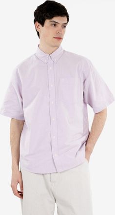 Carhartt Work in Progress S/S Braxton Shirt purple/wax