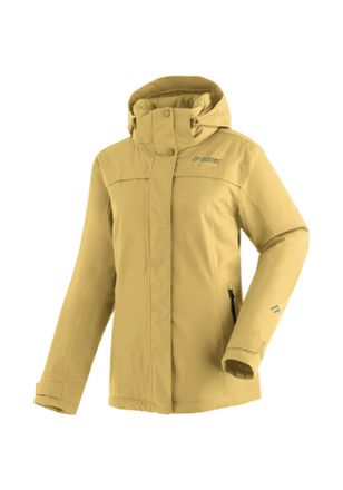 Maier Sports Winterjacke MAIER SPORTS Lisbon, Damen, Gr. 36, pastellgelb, 100% Polyester, Jacken Winterjacke, warme Damen Jacke, wattierte Regenjacke, wasserdicht 