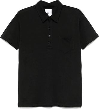 Pantaloni Torino Klassiek poloshirt - Heren - Polos - Zwart - XL - Katoen - Tops