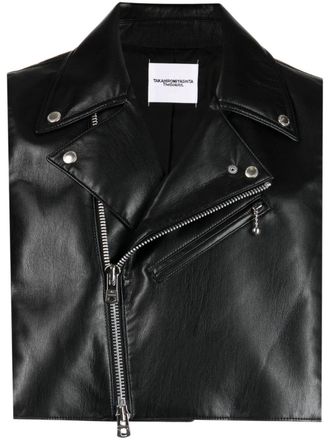TAKAHIROMIYASHITA TheSoloist. zipped biker vest - Black