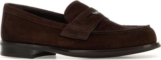 Prada Mens Formale Loafer Brown Suede
