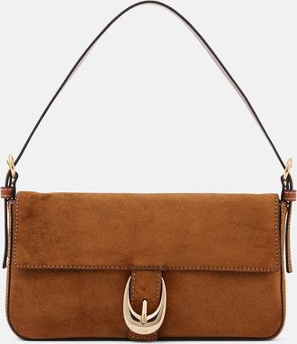 Staud Harlow suede shoulder bag