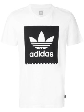 adidas Adidas Originals logo print T-shirt - men - Cotton - S - White