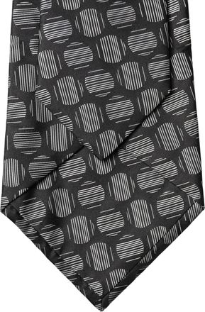 Dolce & Gabbana Geometric Silk Necktie - Black