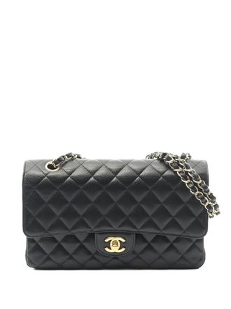 Chanel 2012-2013 schoudertas met dubbele omslag - Zwart