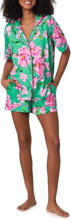 Room Service PJs Print Short Pajamas in Green Floral at Nordstrom, Size X-Large