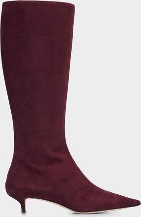 Jimmy Choo London Amis 35MM Suede Knee-High Boots