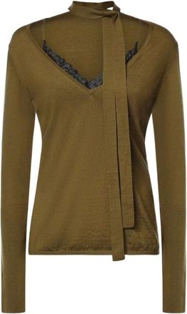 Pinko Pinko, Donna, Maglie, Verde, S, new