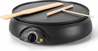 Trade Shop Trade Shop - Crepey El&eacute;ctrico 1000w Placa De La M&aacute;quina Para Crepes Panqueques Piadina No-stick