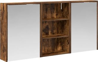 vidaXL Juego De Muebles De Ba&ntilde;o 3 Uds. 126 X 16 X 62.5 Cm Vidaxl