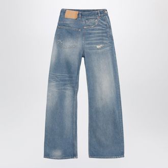 Maison Margiela Wide leg twist jeans blue