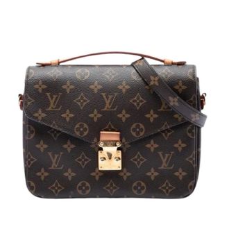 Louis Vuitton Pre-owned Pochette Metis - Dames - Pre-owned - Bruin - Maat: ONE Size Leer