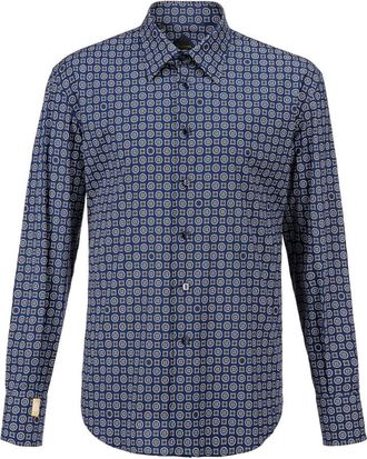 Billionaire Boys Club Heren, Overhemden, Blauw, Maat: XS Katoen