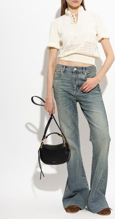 Alexander McQueen Top With A Turtleneck, Womens, Cream