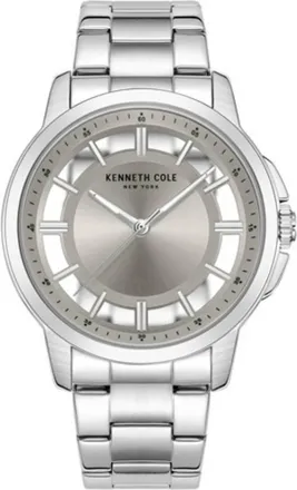 Kenneth Cole Transparency Quartz Grey Dial Mens Watch KCWGG7001505