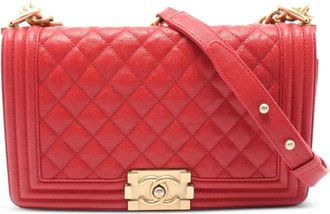 Chanel 2018-2019 Boy handbag - Red