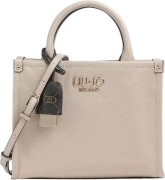 Liu Jo Stijlvolle Handtas met Ritssluiting - Dames - Handtassen - Beige - ONE Size - Tassen