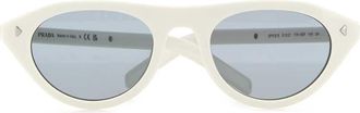 Prada Acetate Cat-Eye Sunglasses - White