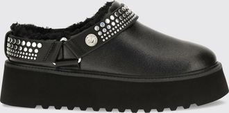 Pinko Stivali da neve Martina in pelle con borchie e interni in shearling su suola platform