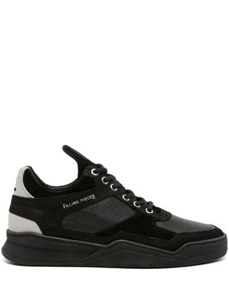 Filling Pieces Ghost panelled sneakers - men - Rubber/Calf Leather/Calf Leather - 44 - Black