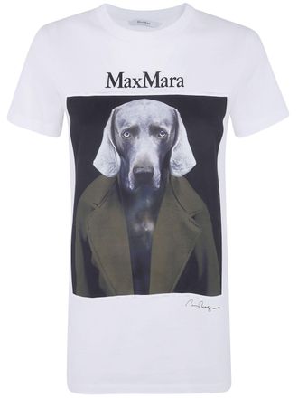 Max Mara T-Shirt Classic Print Mxm Calca