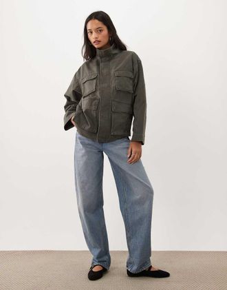 Cotton On eavis parker jacket verde