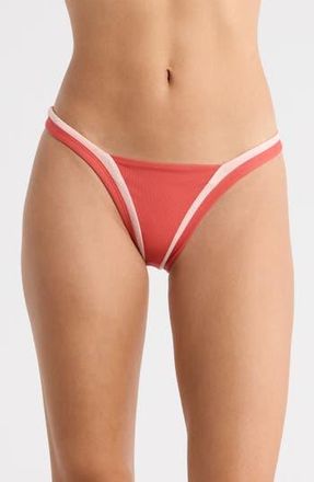 Maaji Trinity Bikini Bottoms in Pink at Nordstrom Rack, Size Large