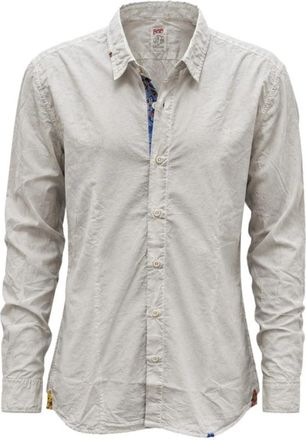 Bob Slim Fit Shirt - Heren - Casual Overhemden - Grijs - 2XL - Overhemden