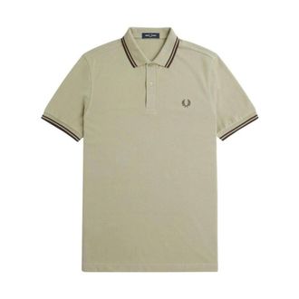 Fred Perry Hombre, Camisetas, Gris, Talla: M
