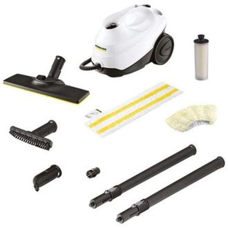 Karcher Limpiador A Vapor Sc 3 Easyfix Blanco, 3,5 Bares De Presi&oacute;n, Calentamiento Ultrarr&aacute;pido En 30 Segundos, 1900 W, Dep&oacute;sito De 1l, Cartucho Descalcificad