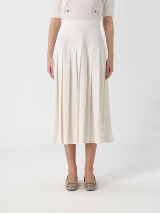 Alessandra Rich Gonna di lana plissettata Alessandra Rich