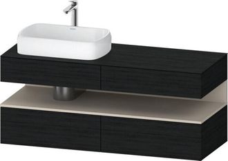 Duravit Qatego Consola Mueble Bajo Lavabo, 2 Extensiones, 2 - Duravit