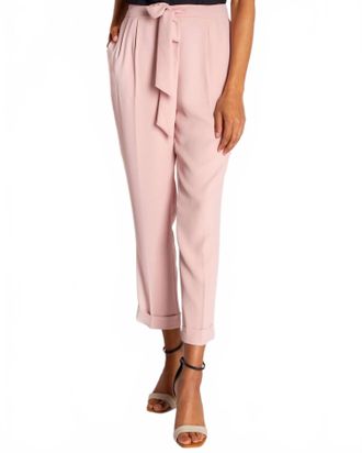 Camilyn Beth Drew Crepe Pants In Rose