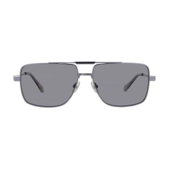 Ferragamo SF318SP021 Rectangle Full Rim Sunglasses - Gray