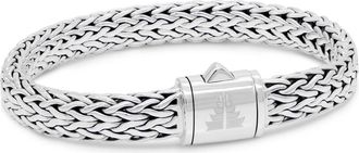 Devata Dragon Bone Oval 9mm Chain Bracelet in Sterling Silver at Nordstrom, Size 7.5